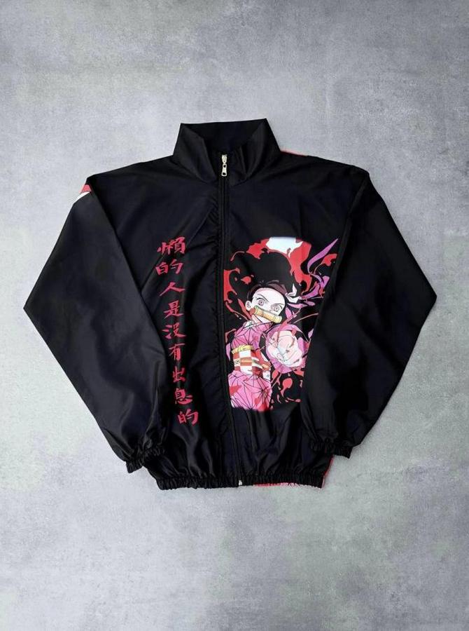 Fermuarlı Dijital Baskılı Rüzgarlık