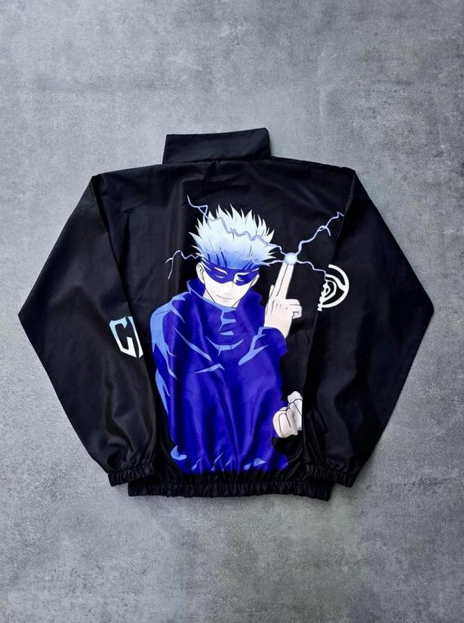 Fermuarlı Dijital Baskılı Rüzgarlık