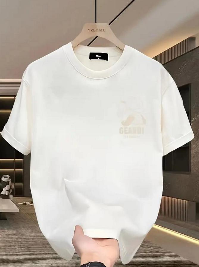 Geniş Kesim Pamuklu Tişört