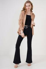 Oversize Uzun Basic Gömlek
