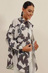 Oversize Uzun Basic Gömlek
