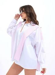 Gömlek-Pembe Çizgili