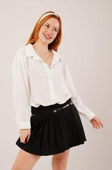 Basic Oversize Beyaz Gömlek