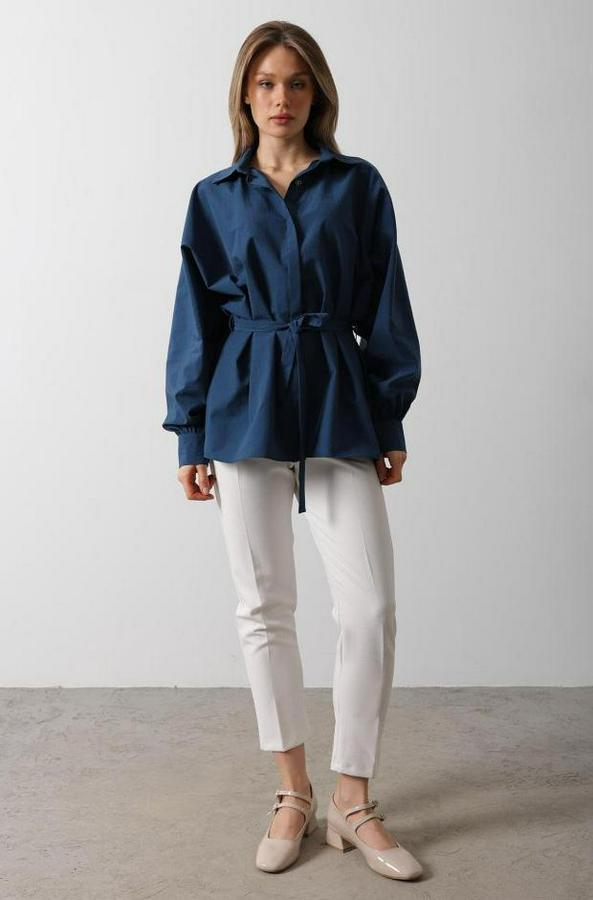 Bel Detaylı Gömlek