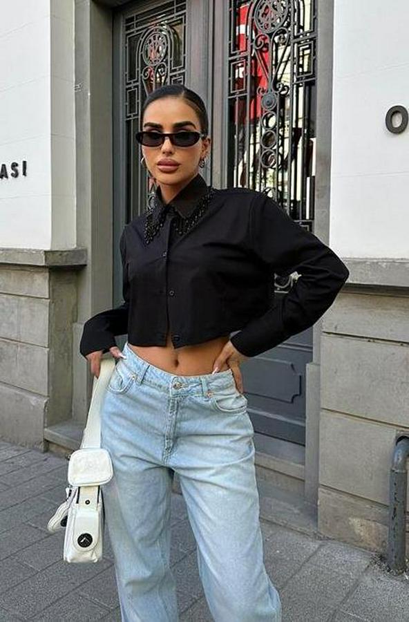 Carmen Püskül Detaylı Gömlek 3387-08