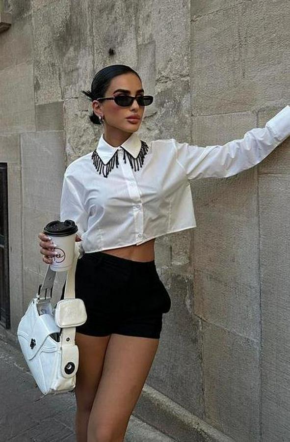 Carmen Püskül Detaylı Gömlek 3387-08