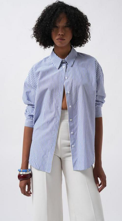 Çizgili Basic Gömlek