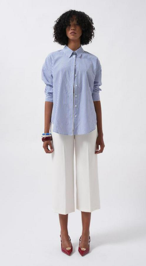 Çizgili Basic Gömlek