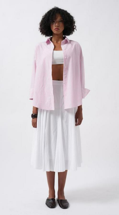 Çizgili Basic Gömlek