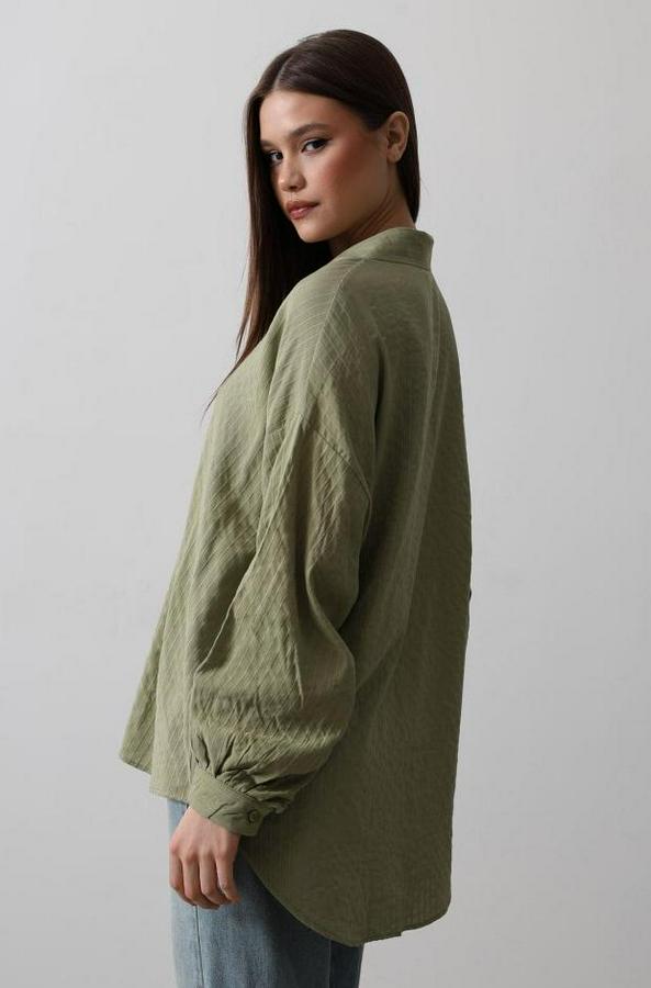 Çizgili Uzun Kol Gömlek