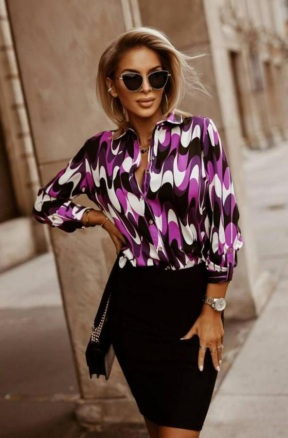 Metal Düğmeli, Apoletli Kol Ve Cep Detay Moskrep Gömlek