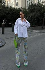 Mirian Sırt Dekolteli Gömlek 3228-08