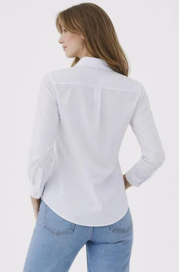 Uzun Kollu Gömlek Düğmeli Klasik Yaka Günlük Ve Ofis Şıklığına Uygun