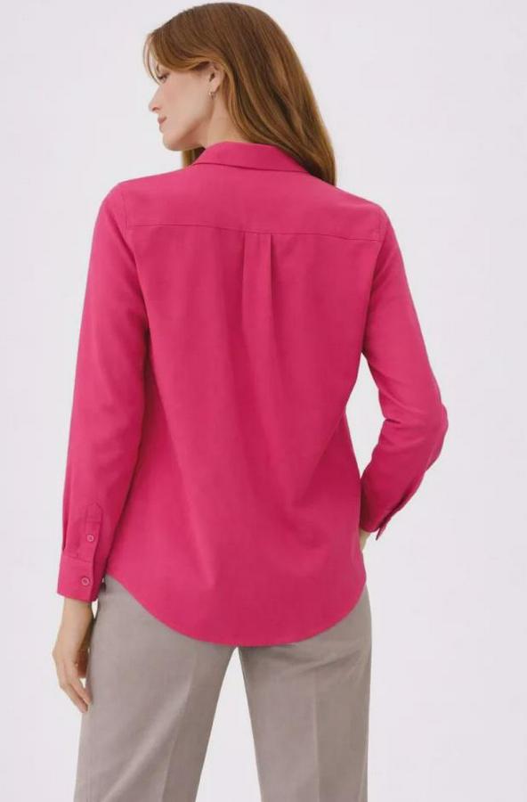 Uzun Kollu Gömlek Düğmeli Klasik Yaka Günlük Ve Ofis Şıklığına Uygun