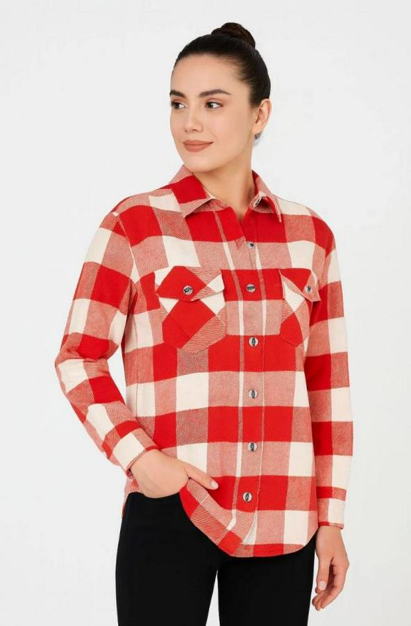 Uzun Kollu Oduncu Gömlek