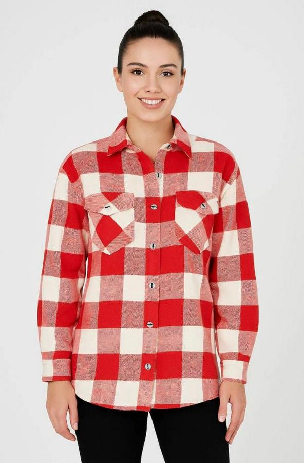 Uzun Kollu Oduncu Gömlek