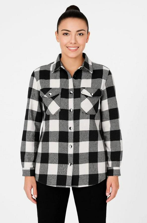 Uzun Kollu Oduncu Gömlek