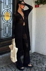 Bridget Ajurlu Uzun Hırka Takım 9881