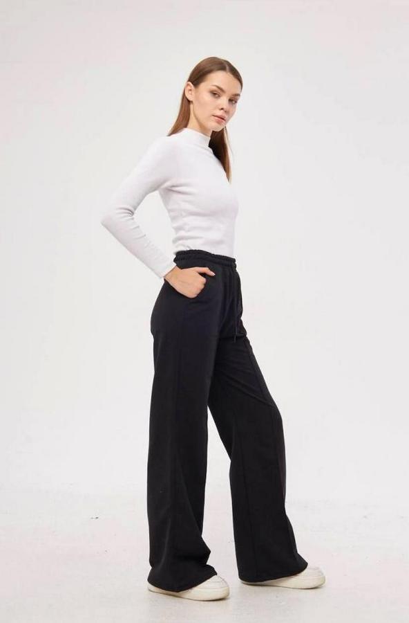 Iki Iplik Bol Paça Eşofman Pantalon