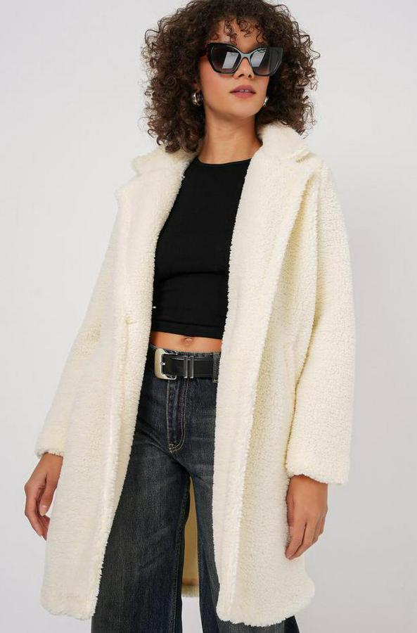 Oversize Peluş Kaban