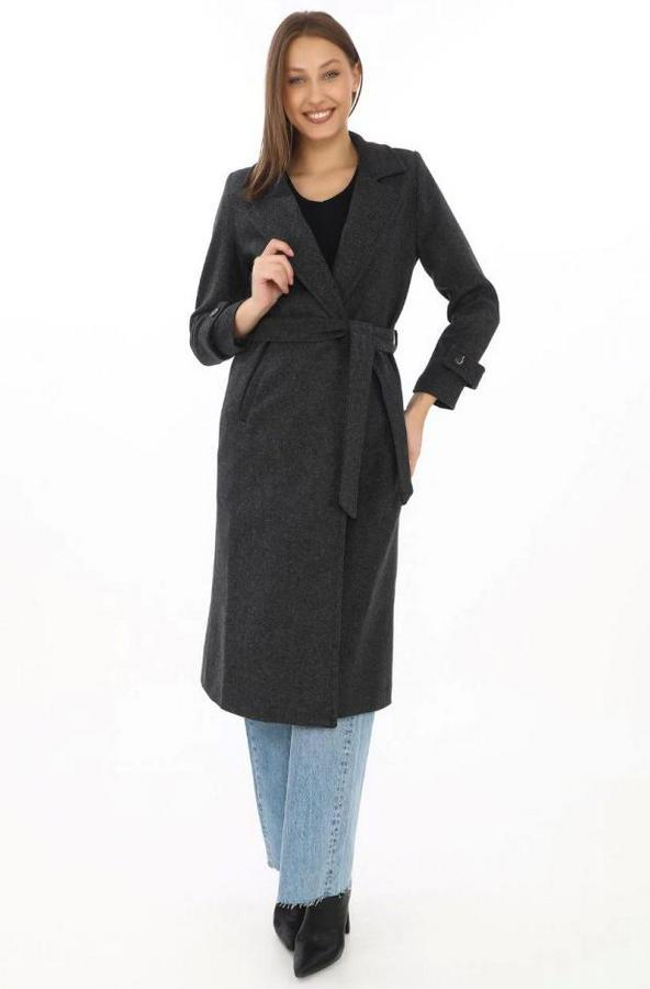 Astarlı Balık Sırtı Kaşmir Kaşe Kaban