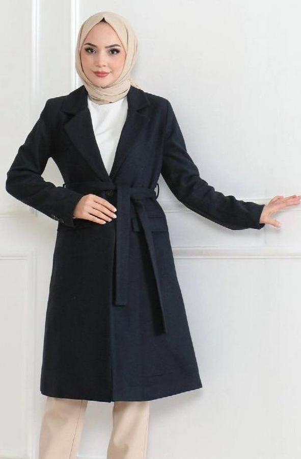 Düğmeli Içi Astarlı Kaşmir Kaşe Kaban