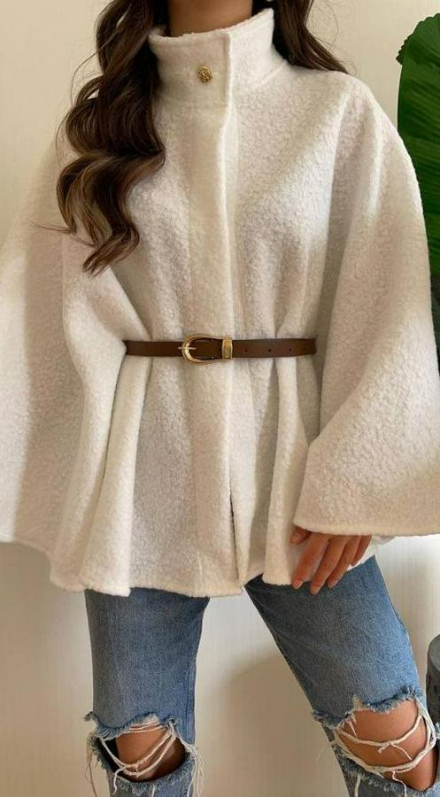 Hakim Yaka Ispanyol Kol Detay Kemer Dahil Kaban