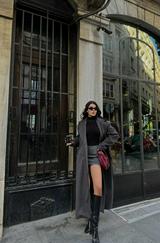 Kaşe Kaban Maxi
