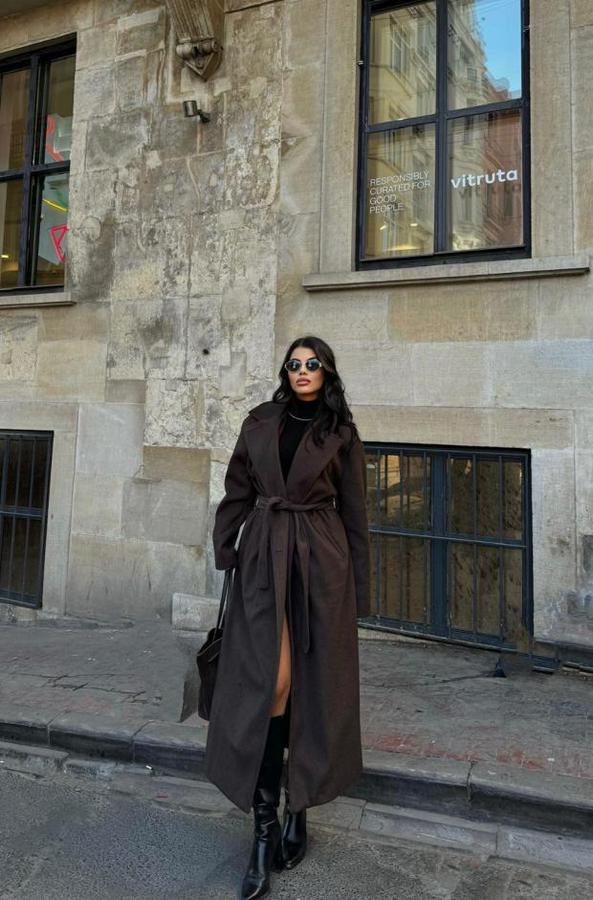 Kaşe Kaban Maxi