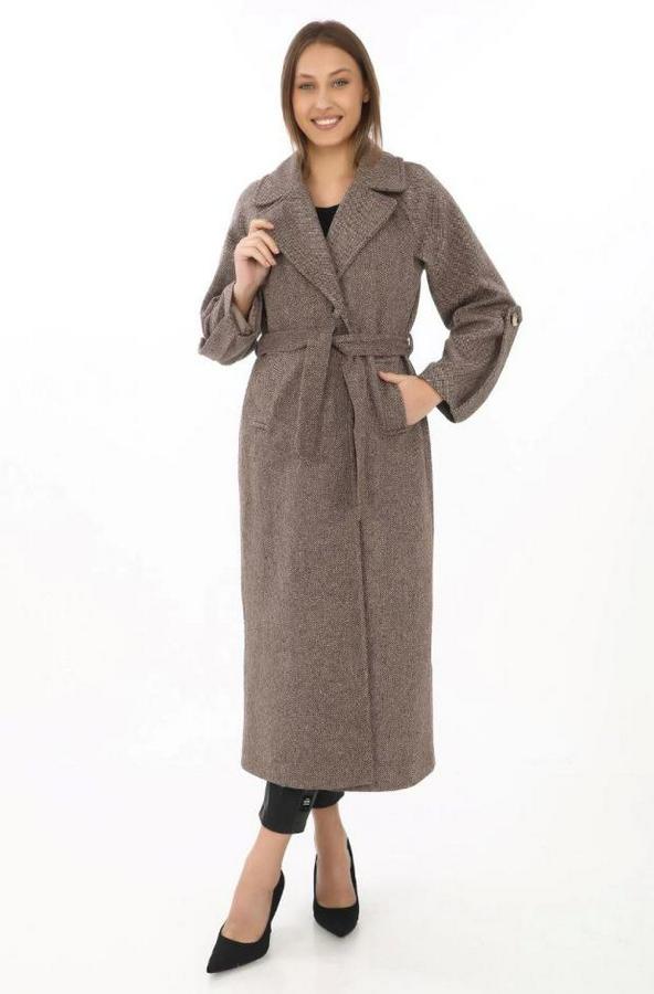 Kolu Apoletli Astarlı Kaşmir Kaşe Kaban