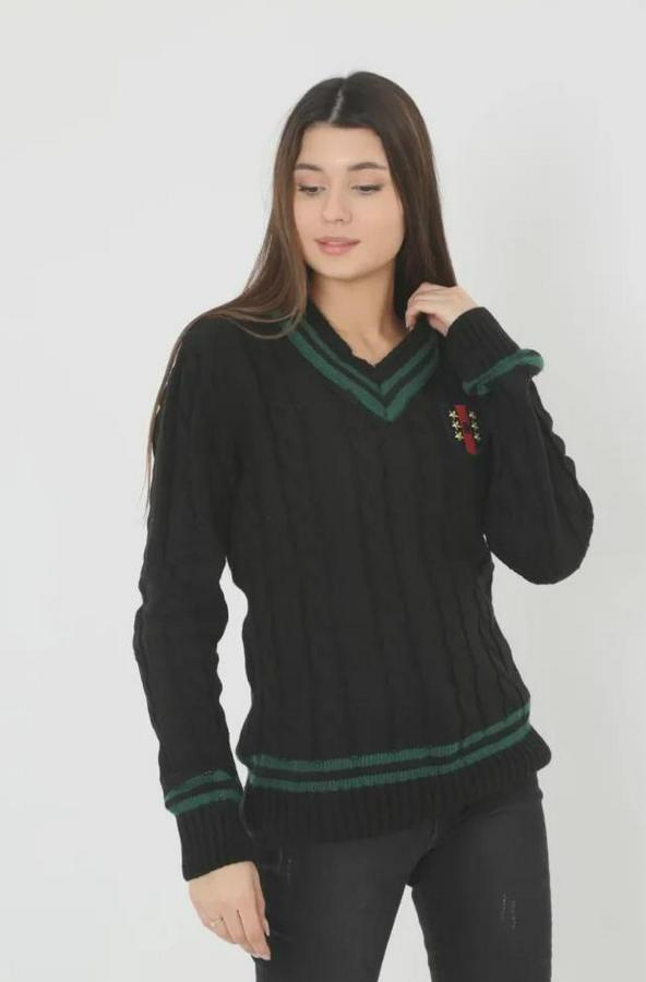 V Yaka Örgülü Kazak