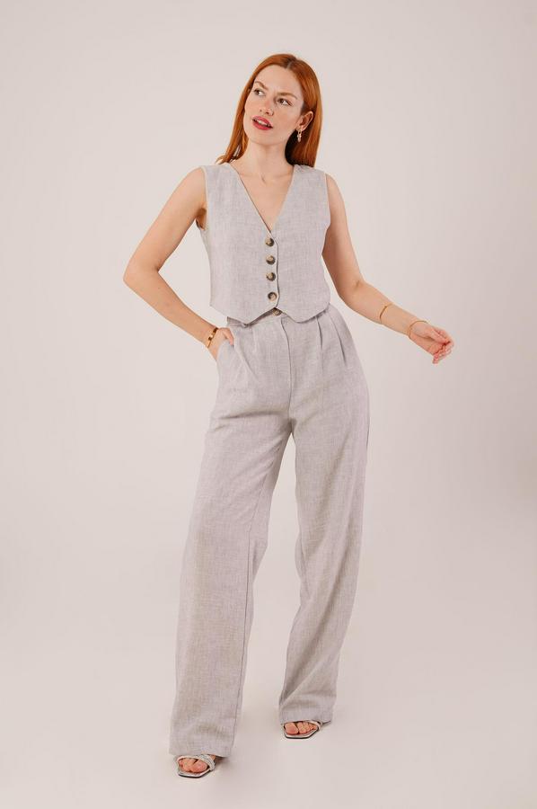 Kırçıllı Desen Gri Takım