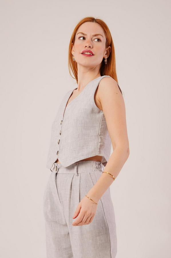 Kırçıllı Desen Gri Takım