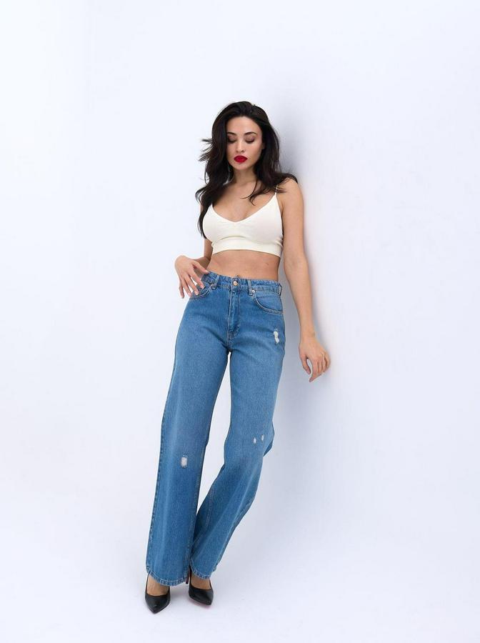 Denim Low Waist Voi-Mavi