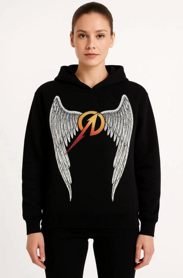 Metallica Iki Iplik Kapüşonlu Ön Ve Arka Baskılı Hoodie