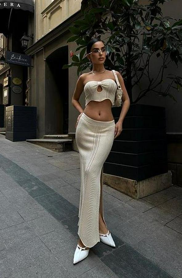 Mischa Cut Out Ajurlu Takım 9839