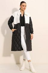 Uzun Oversize Şişme Mont