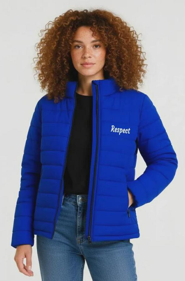 Mikro Su Itici Kapitone Baskılı Astarlı Fermuarlı Bomber Mont