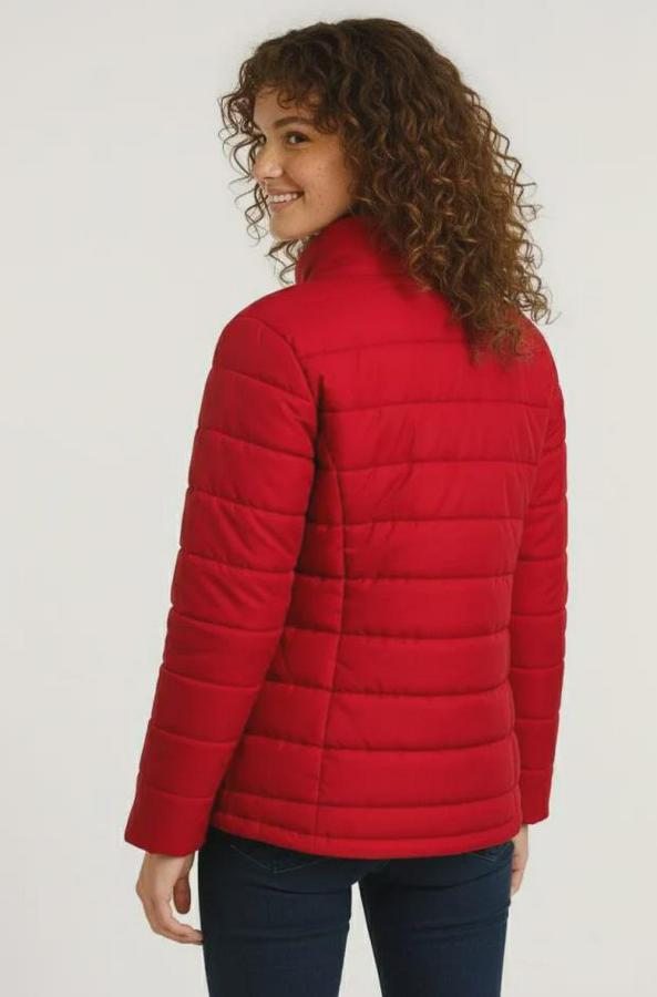 Mikro Su Itici Kapitone Baskılı Astarlı Fermuarlı Bomber Mont