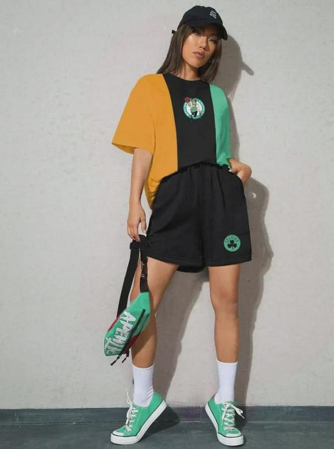 Nakışlı Ikili Şort Takım