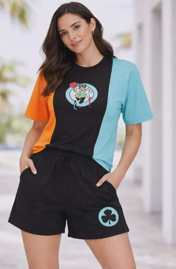 Nakışlı Tişört Şort Ikili Takım Oversize Yazlık Kombin