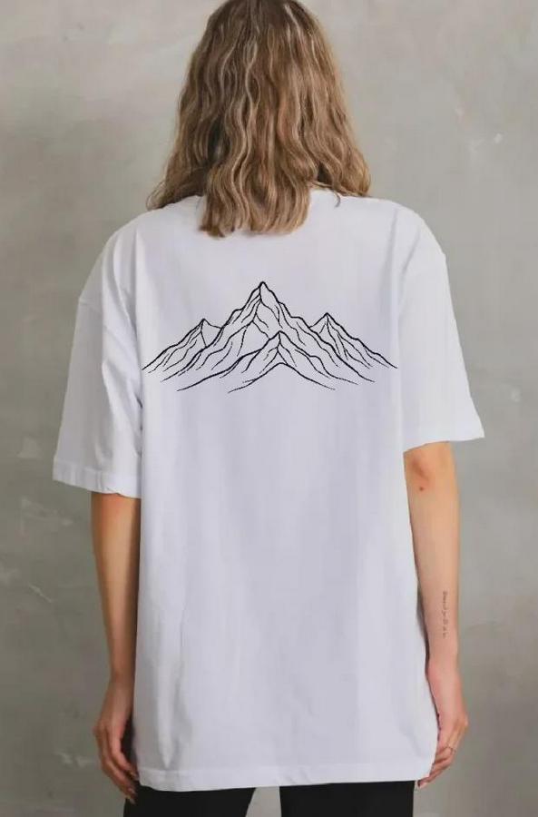 Nihilist Penguen Özel Tasarım Oversize Bisiklet Yaka Tişört