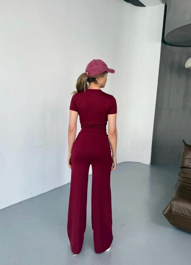 Osy Modal Yumuşak Dokulu Kumaş Nakış Işlemeli Rahat Bol Paça Eşofman Pantalon