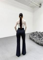 Gr Poly Viscose Full Lycra İspanyol Paça Pantolon