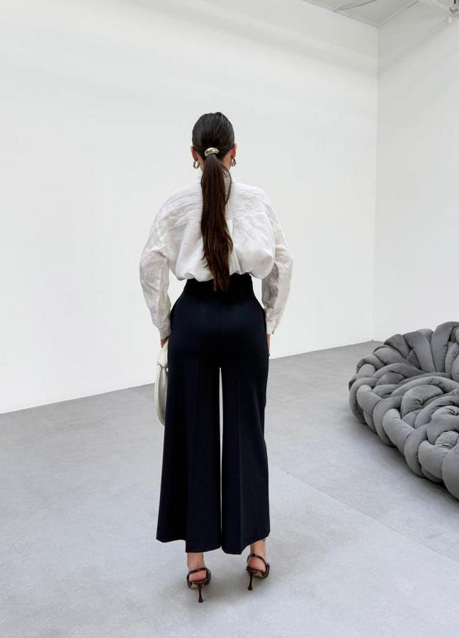 Gr Poly Viscose Full Lycra Metal Toka Aksesuarli Pantolon