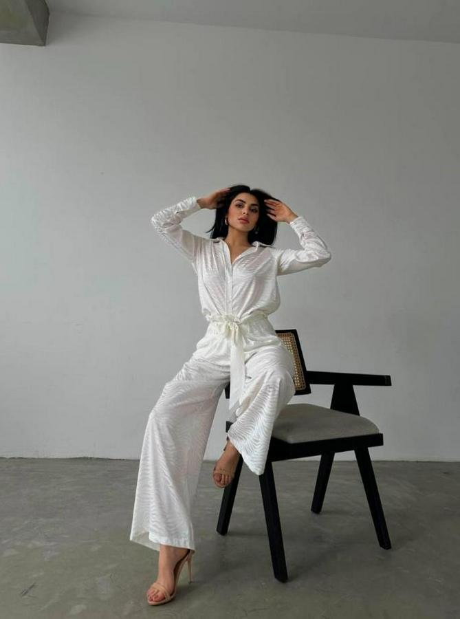 Gömlek & Pantolon Saten İkili Takım