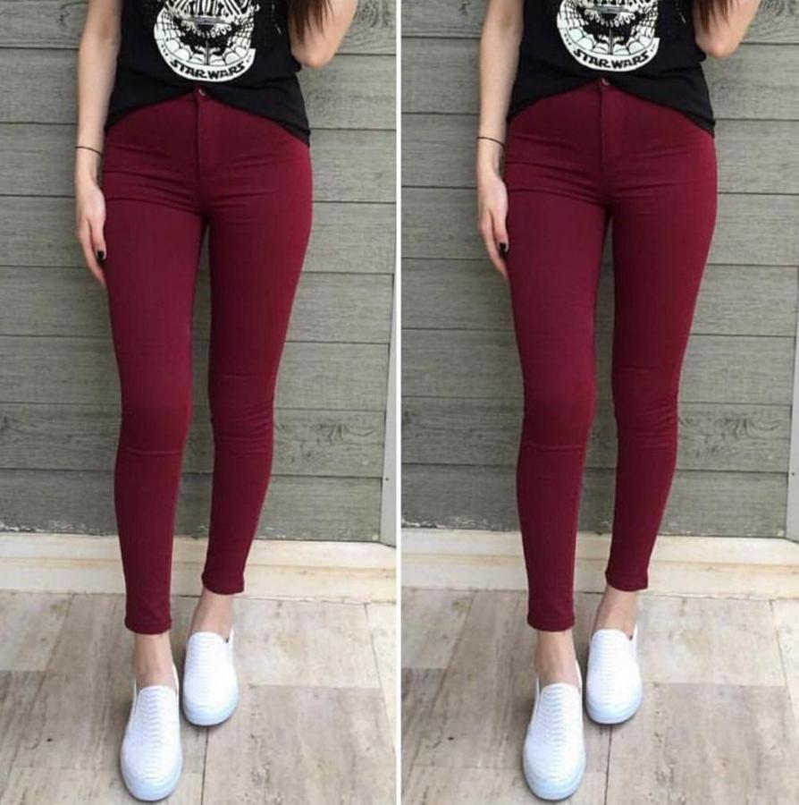 Gabardin Kumaş Yüksek Bel Pantolon 90cm Bel 38cm