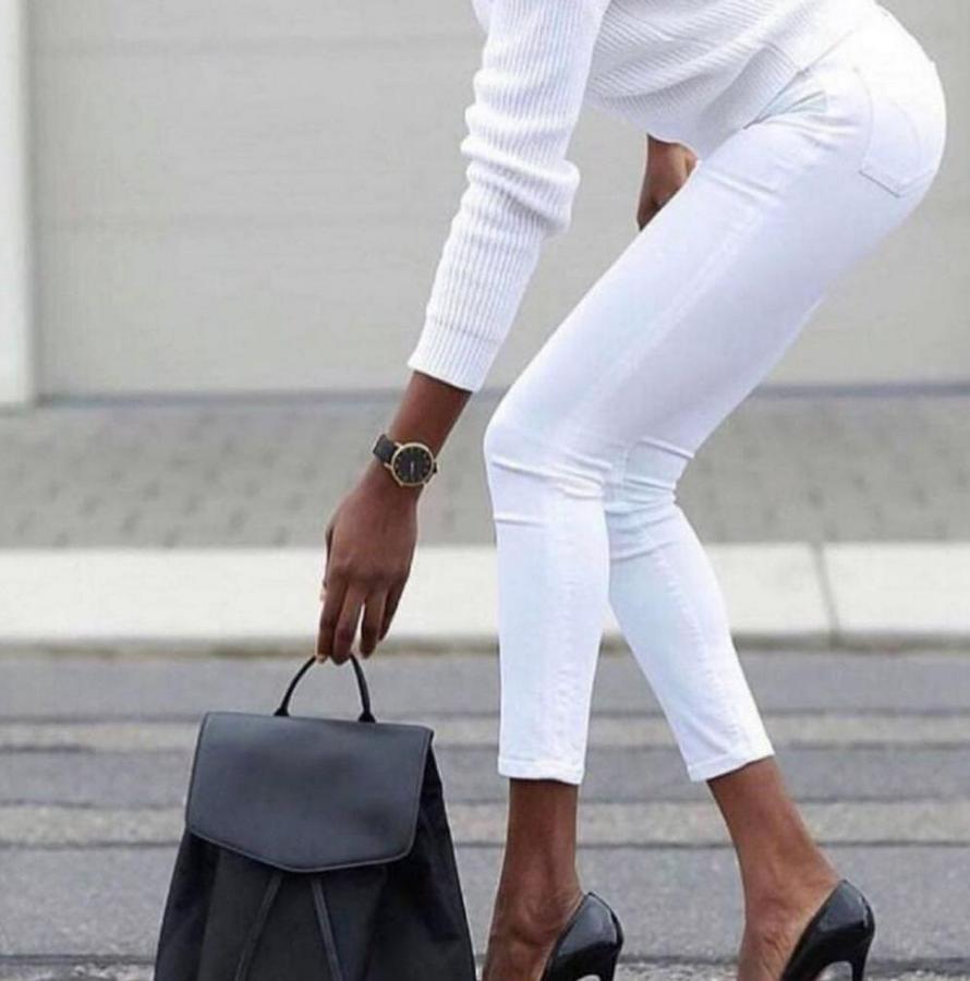 Gabardin Kumaş Yüksek Bel Pantolon 94cm Xlbel36cm