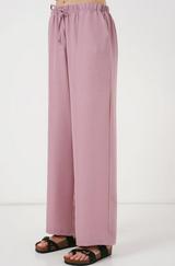 Geniş Paça Keten Pantolon 6735