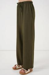 Geniş Paça Keten Pantolon 6735